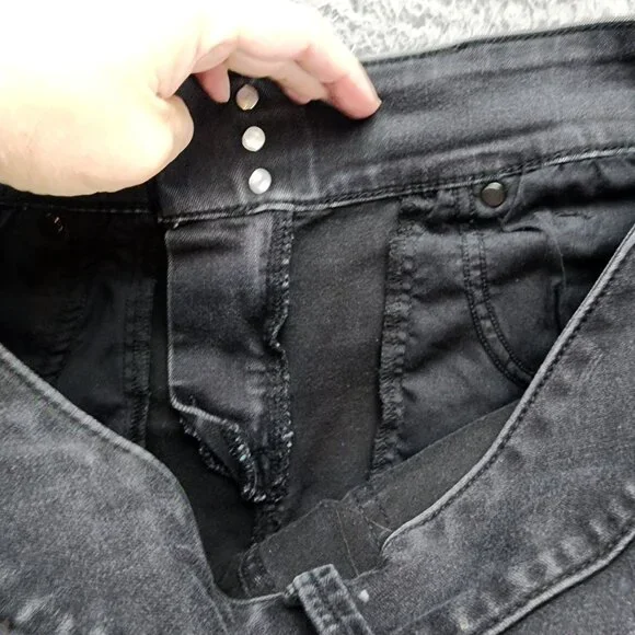 Torrid Jeans Womens 14 Black Stretch High Rise Jegging Legging *Read* - Picture 10 of 13